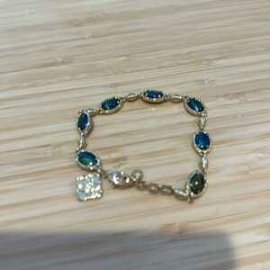 Kendra Scott bracelet - gold with blue Iridescent stones